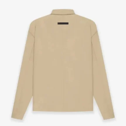 ESSENTIALS Twill Jacket – Khaki