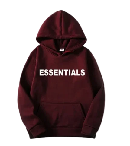 Maroon Essentials Hoodie