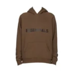 Men Brown Essentials Hoodie