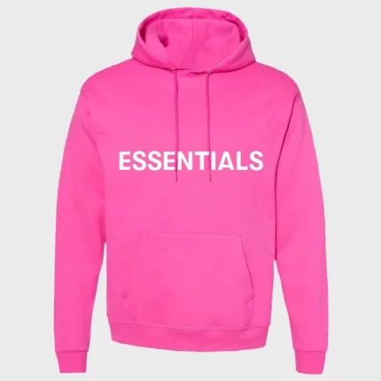 Fear of God Essentials Pullover Hoodie Pink