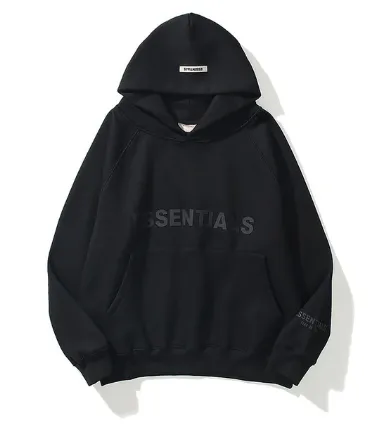 Black Essentials Hoodie Men & Women